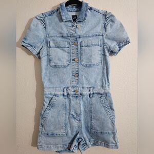 Gap Denim Light Blue One Piece